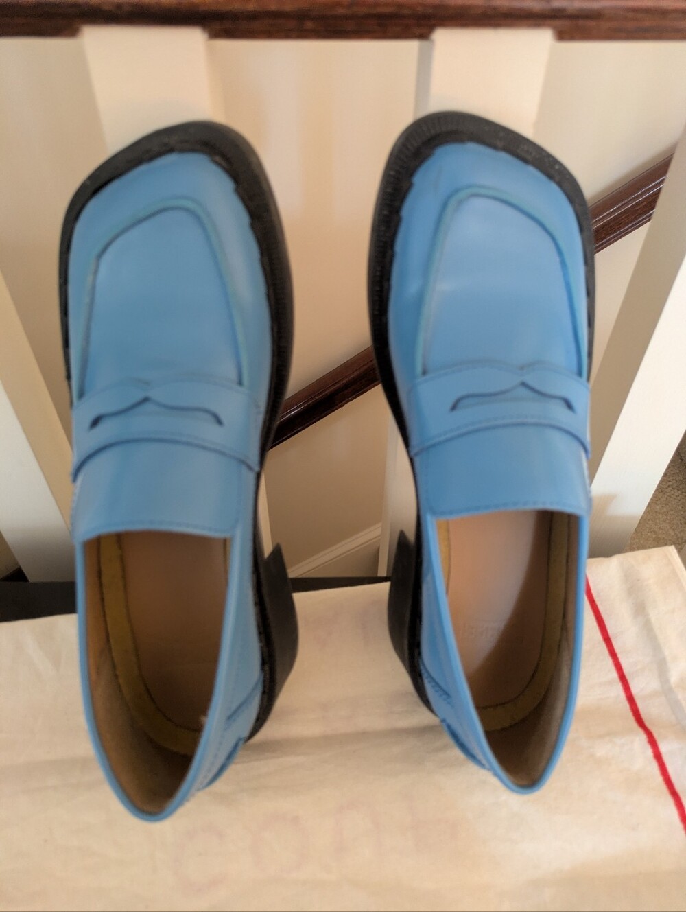 Camper Taylor Loafers Blue Size 39 Blue - Picture 5 of 7